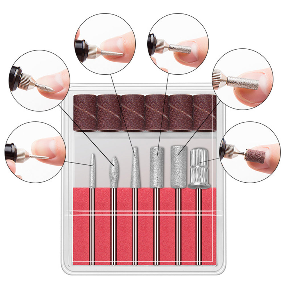 Portable Nail Drill Machine Kit Silver