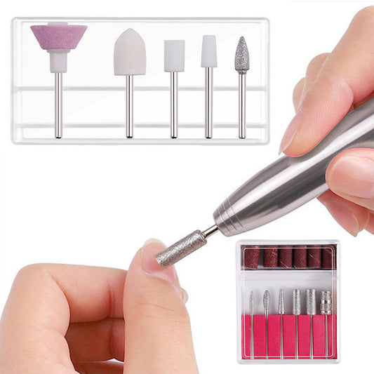 Portable Nail Drill Machine Kit Silver