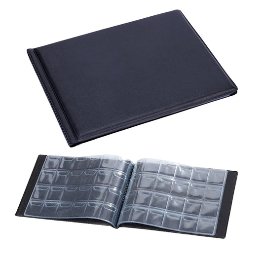 240 Pockets Coin Collecting Holder Collection Storage Case Album Wallet Collecting Album Book Black