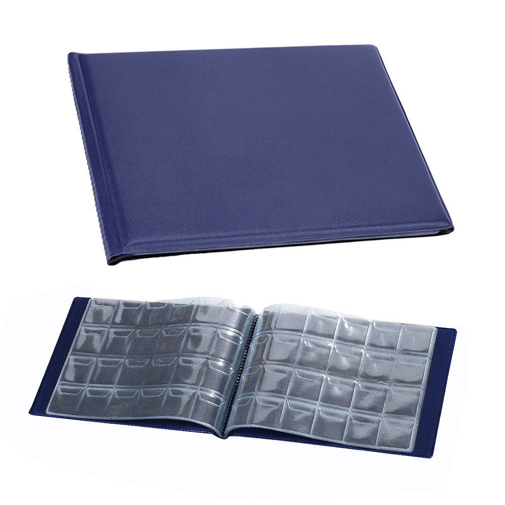 240 Pockets Coin Collecting Holder Collection Storage Case Album Wallet Collecting Album Book Blue