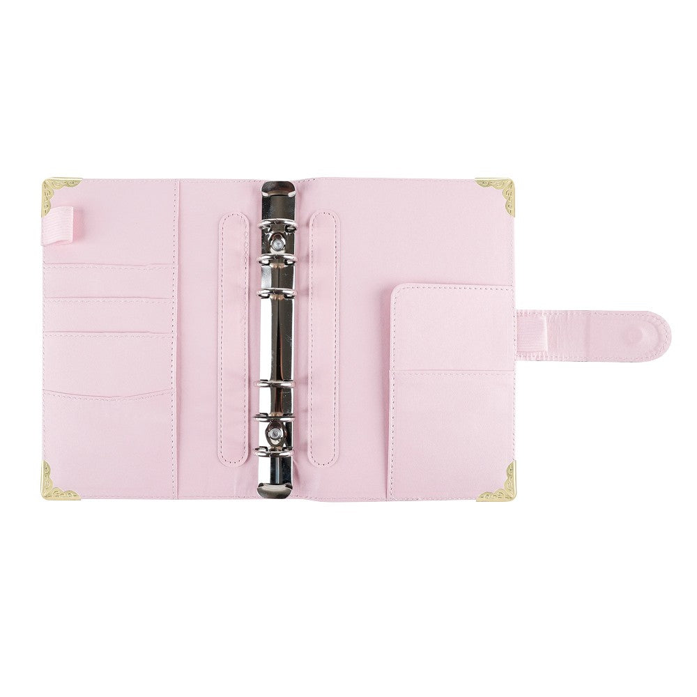 A6 Budget Binder Cash Planner System Organizer with Money Budget Envelopes Pink
