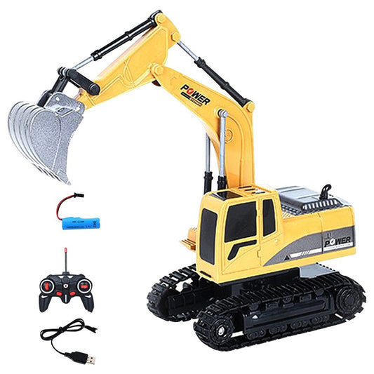 Kids Remote Control Excavator Toys Digger Construction RC Truck Vehicle Toys