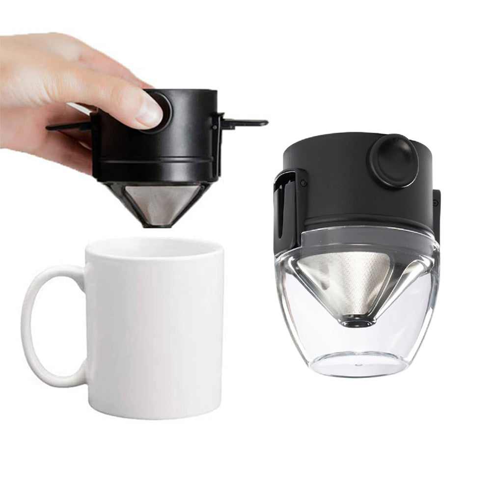 2 X Stainless Steel Reusable Coffee Filters Coffee Maker