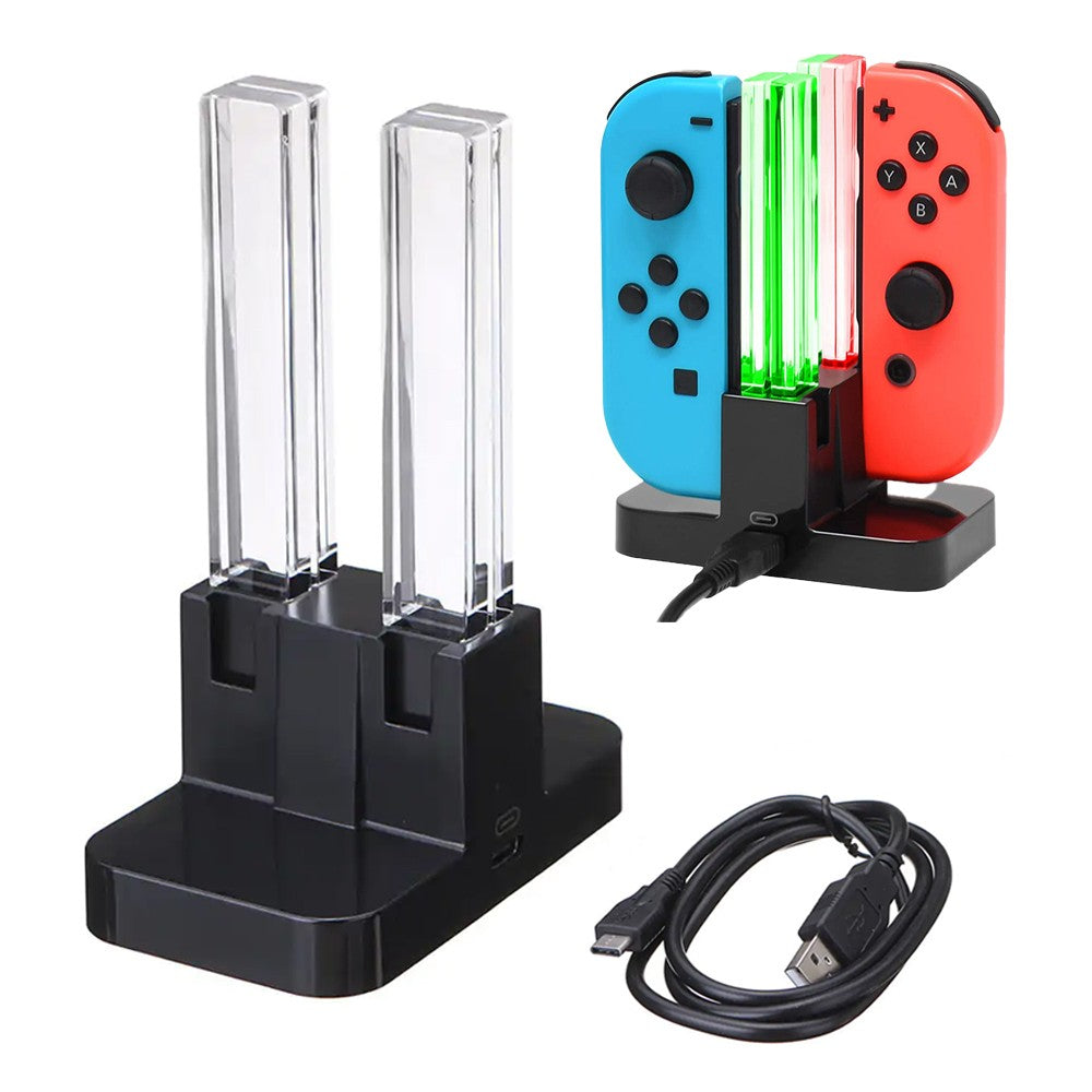 For Nintendo Switch Joy-Con Controllers Charging Stand Console Charging Dock Charger