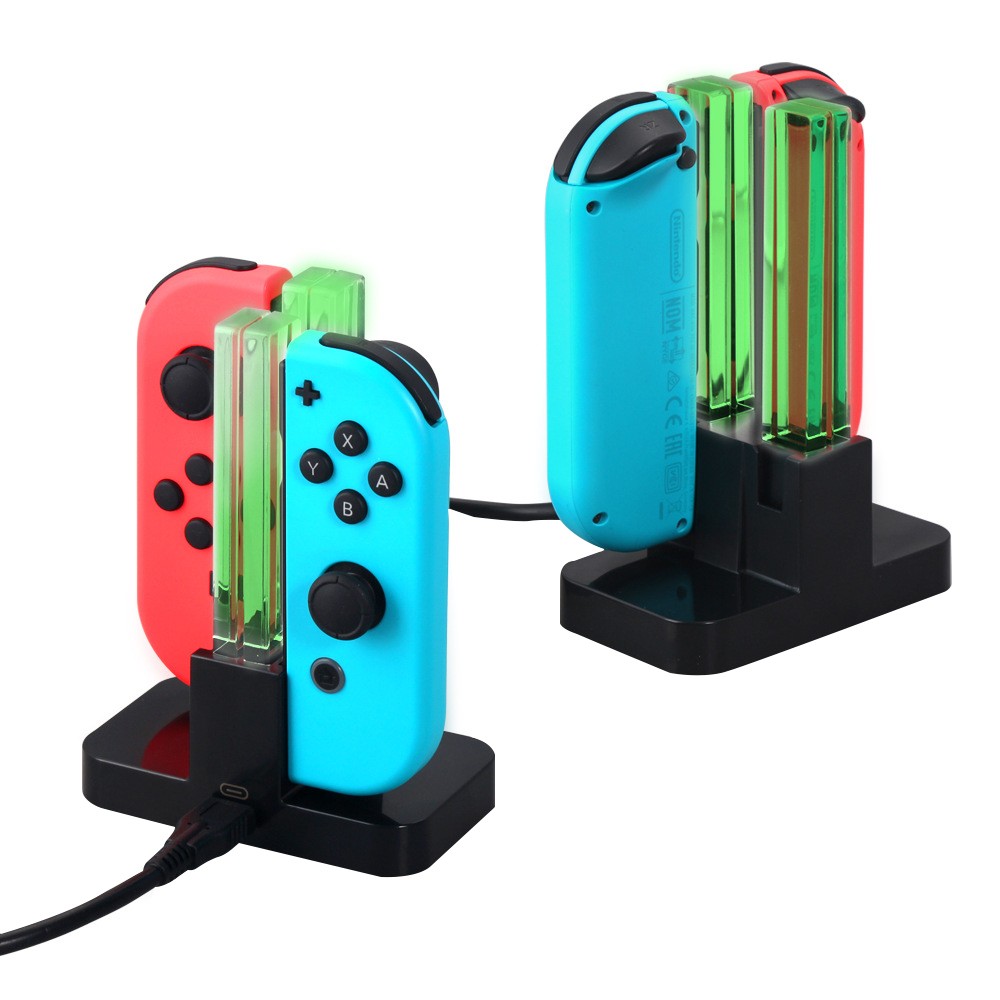 For Nintendo Switch Joy-Con Controllers Charging Stand Console Charging Dock Charger