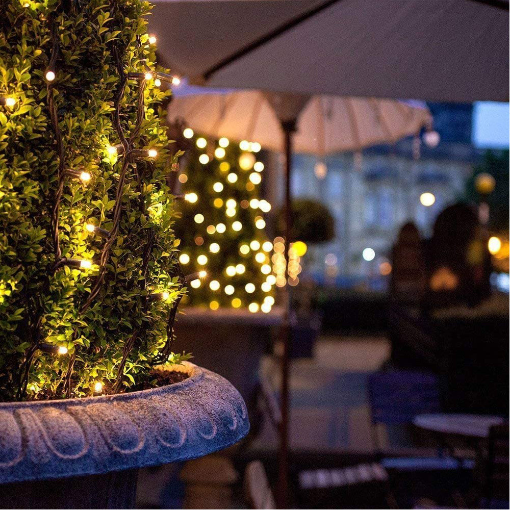 10M Battery Operated Christmas String Lights Warm White Lights