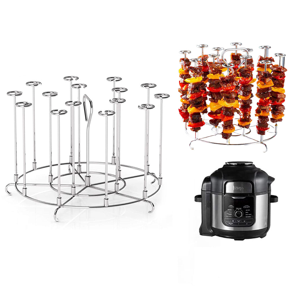 Food Skewer Stand Holder for Ninja DZ201-DZ401 Foodi 8 Quart Air Fryer Grill