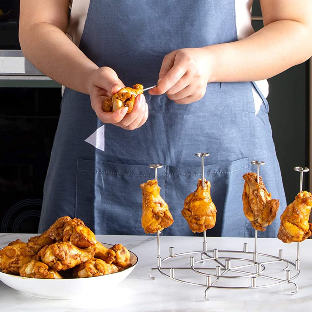 Food Skewer Stand Holder for Ninja DZ201-DZ401 Foodi 8 Quart Air Fryer Grill