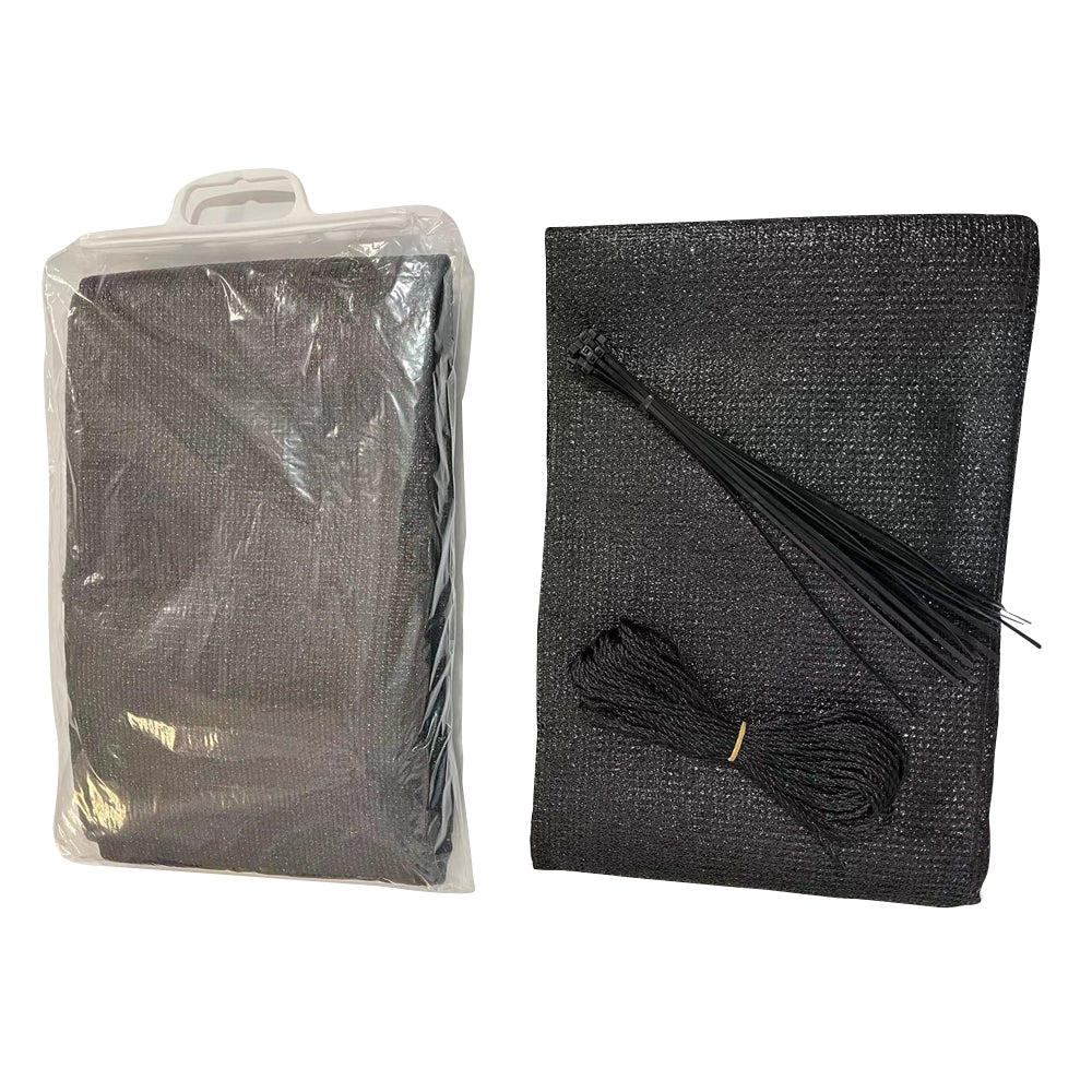 500x90cm Balcony Privacy Screen Fence Cover Black