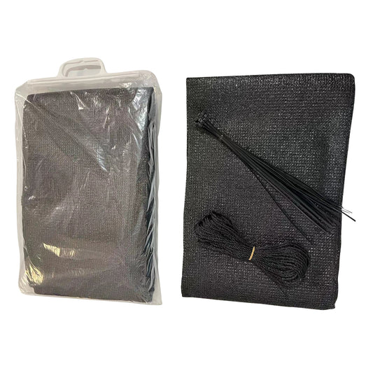 500x90cm Balcony Privacy Screen Fence Cover Black