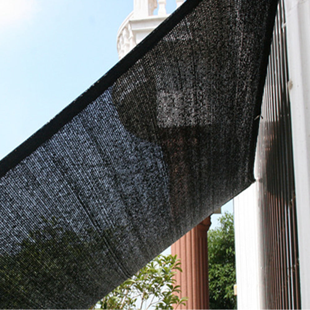 500x90cm Balcony Privacy Screen Fence Cover Black