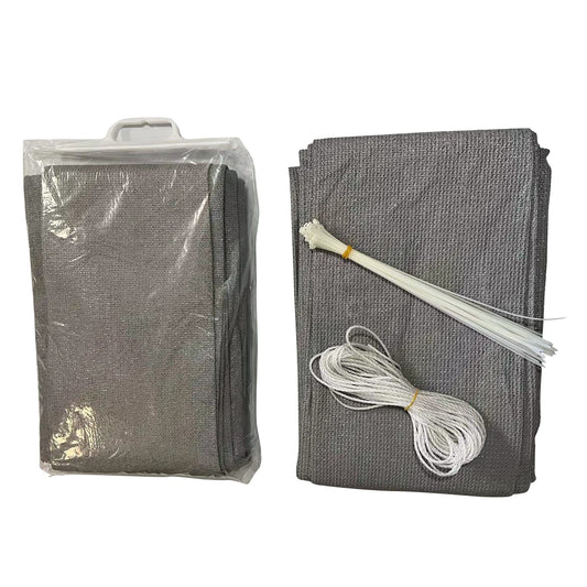 500x90cm Balcony Privacy Screen Fence Cover Grey