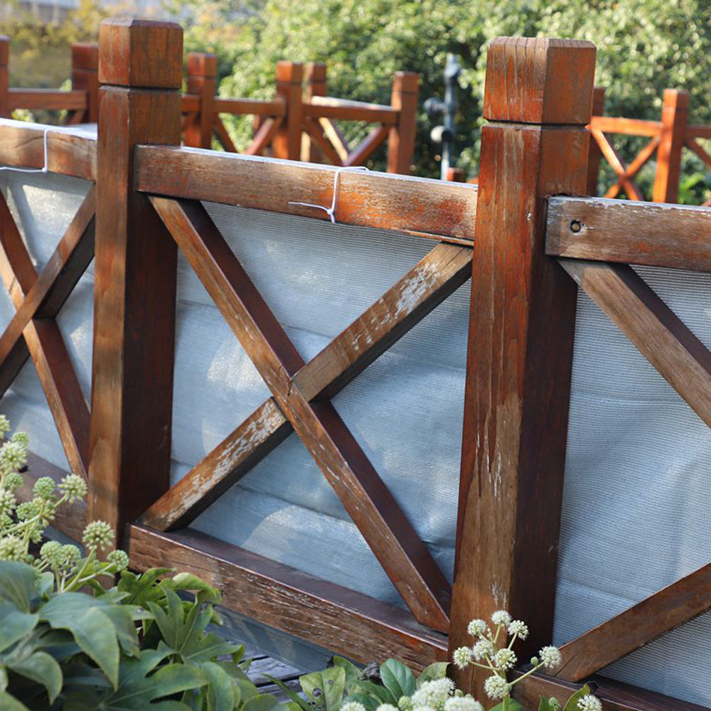 500x90cm Balcony Privacy Screen Fence Cover Grey