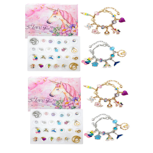 2X Christmas Advent Calendar Charm Bracelet Blind Box