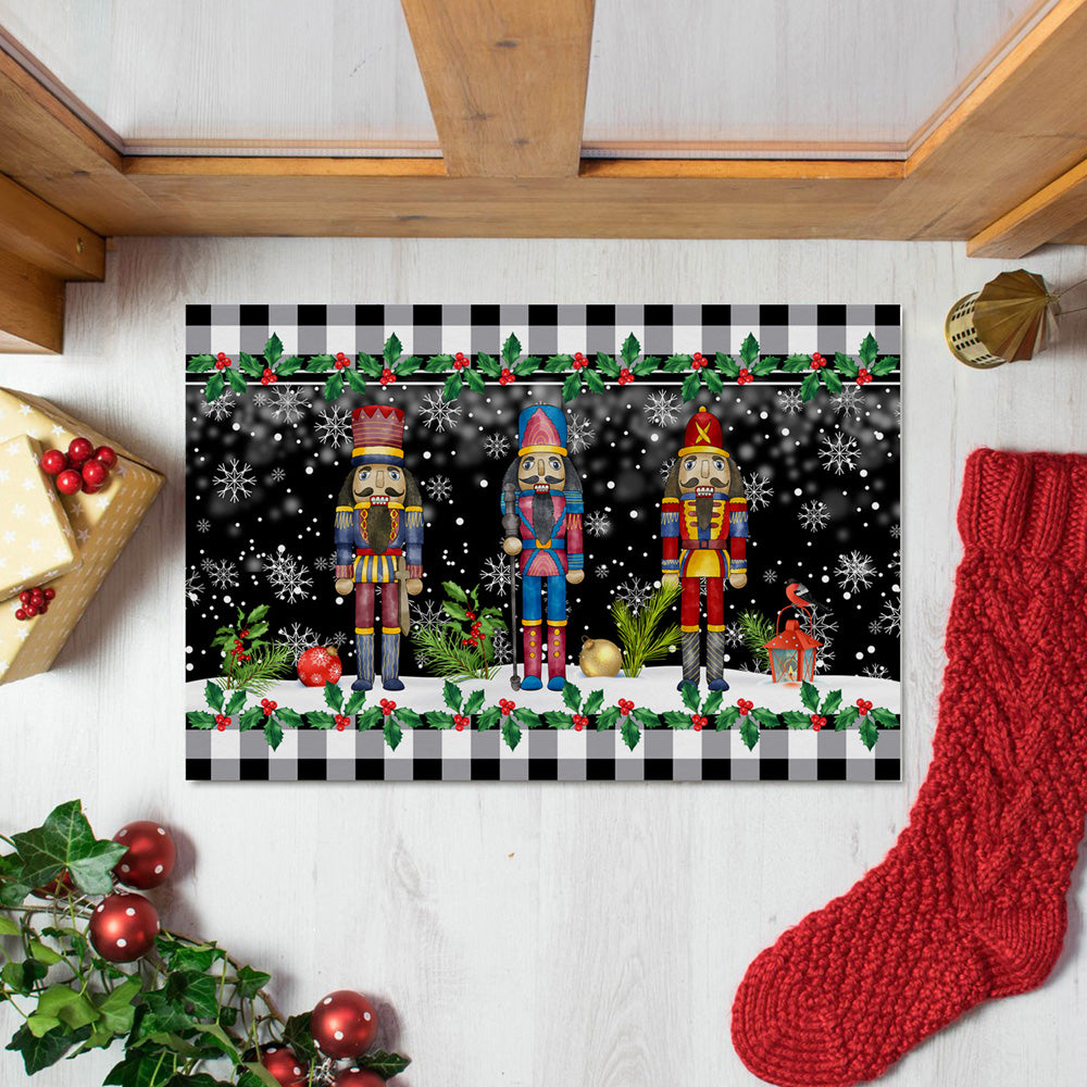 40x60cm Christmas Nutcracker Doormat Xmas Floor Mat Style 2