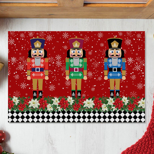40x60cm Christmas Nutcracker Doormat Xmas Floor Mat Style 3