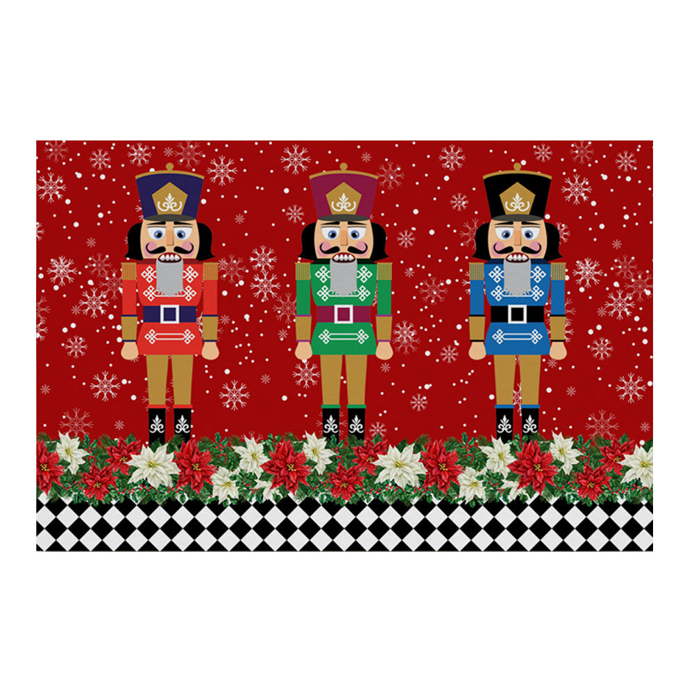 40x60cm Christmas Nutcracker Doormat Xmas Floor Mat Style 3