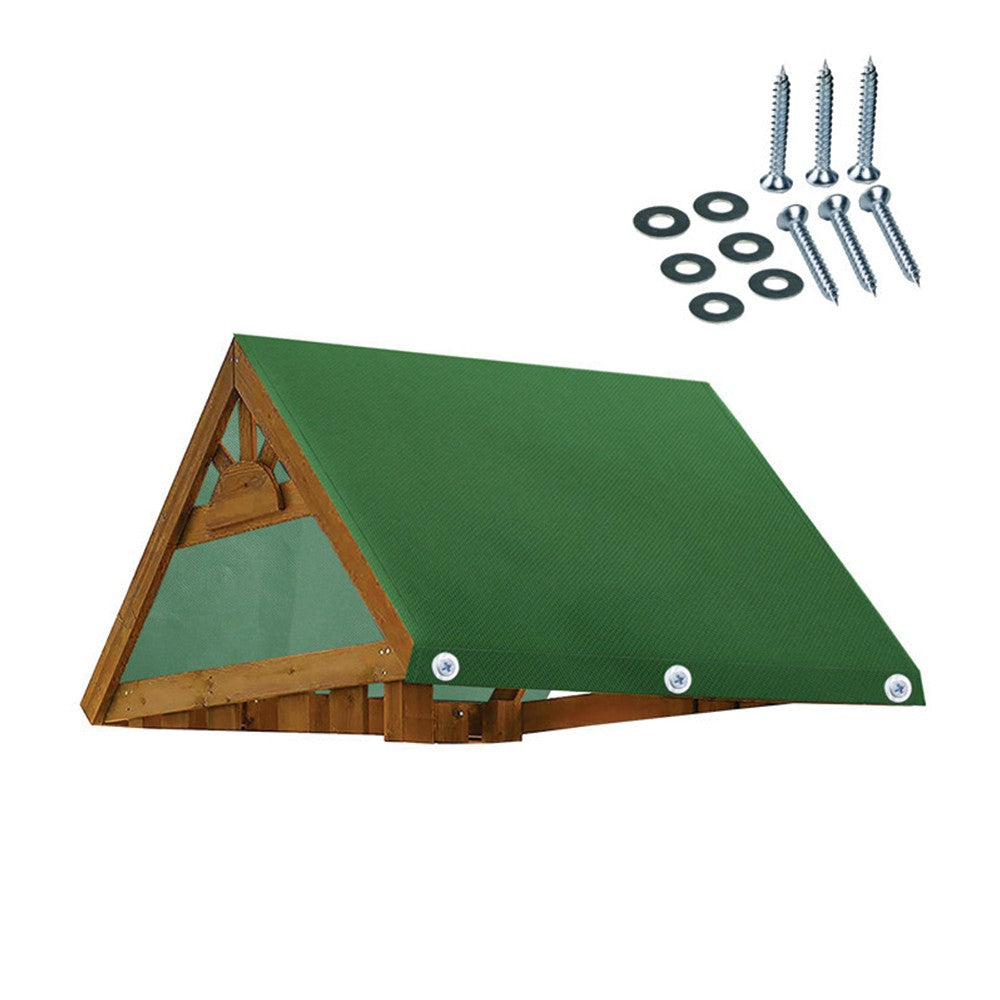 228x109cm Outdoor Swing Replacement Tarp Sunshade Cover Playground Roof Canopy Cover