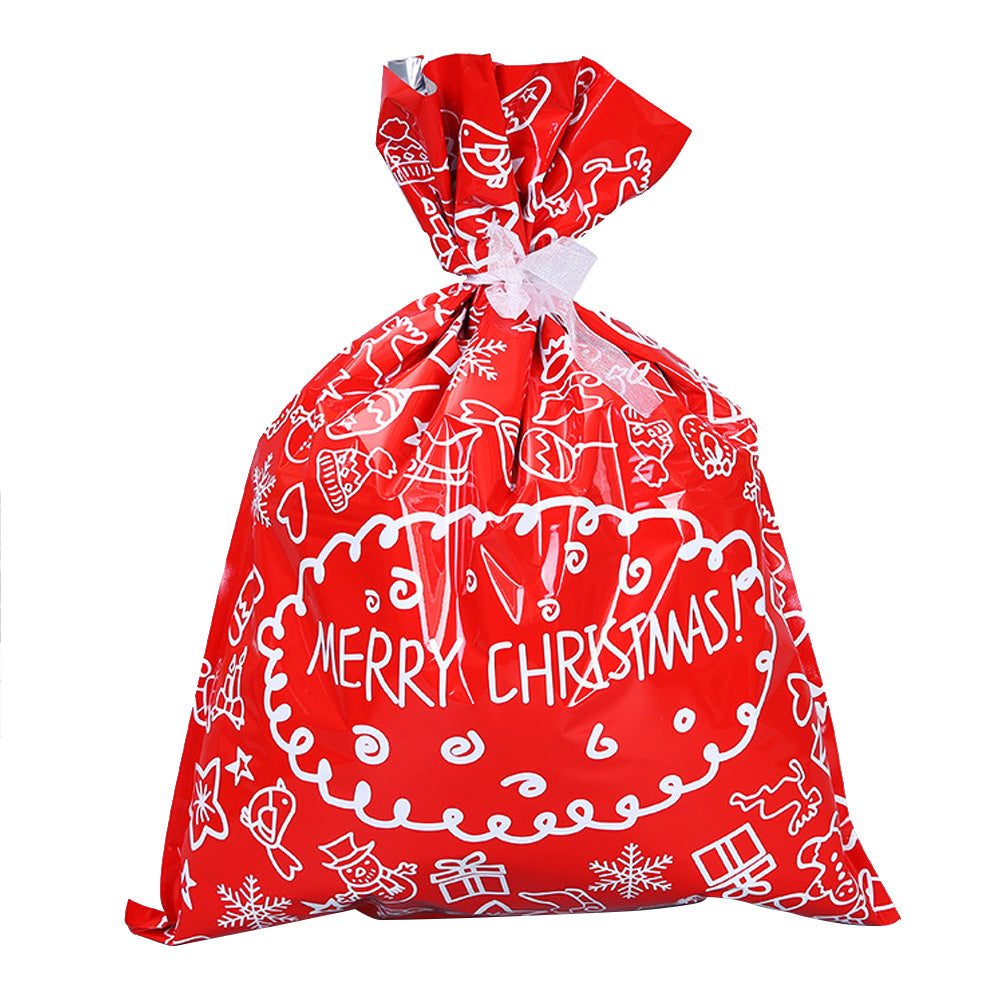 Set of 30Pcs Christmas Candy Bag Cookie Wrapping Pouch with Labels