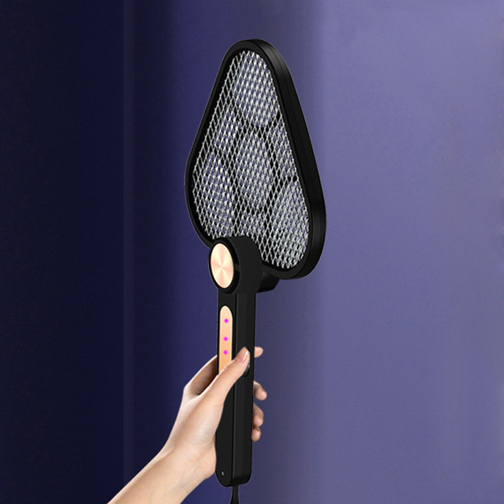 USB Rechargeable Rotatable Electric Mosquito Swatter