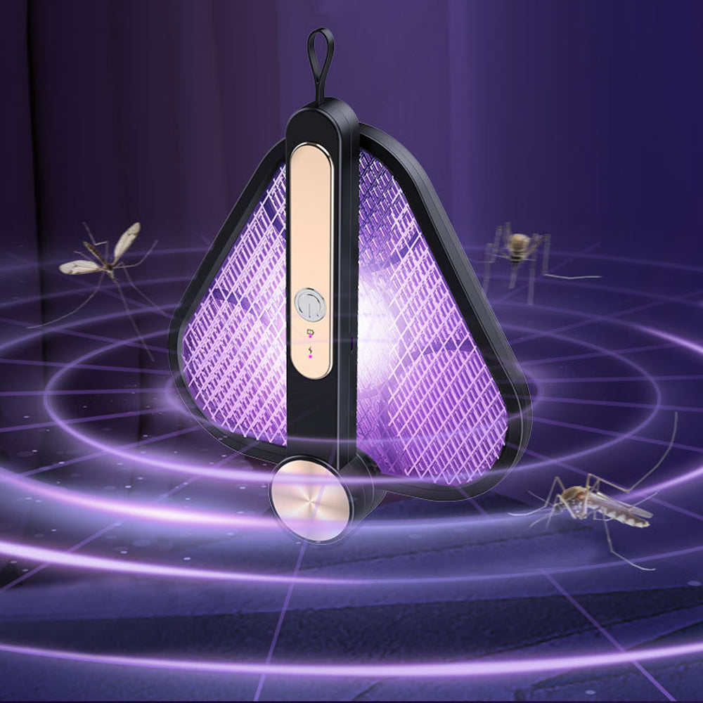 USB Rechargeable Rotatable Electric Mosquito Swatter