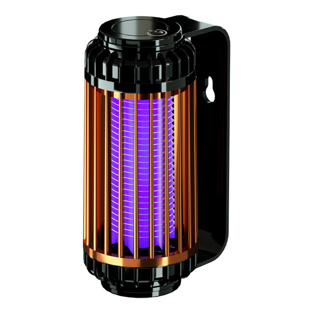 2 In 1 USB Mosquito Zapper Night Light Mosquito Lamp LED Light Warm Light Black