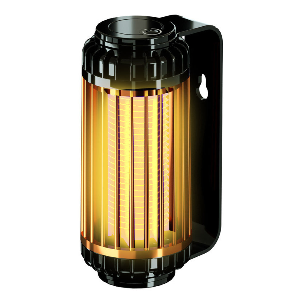 2 In 1 USB Mosquito Zapper Night Light Mosquito Lamp LED Light Warm Light Black