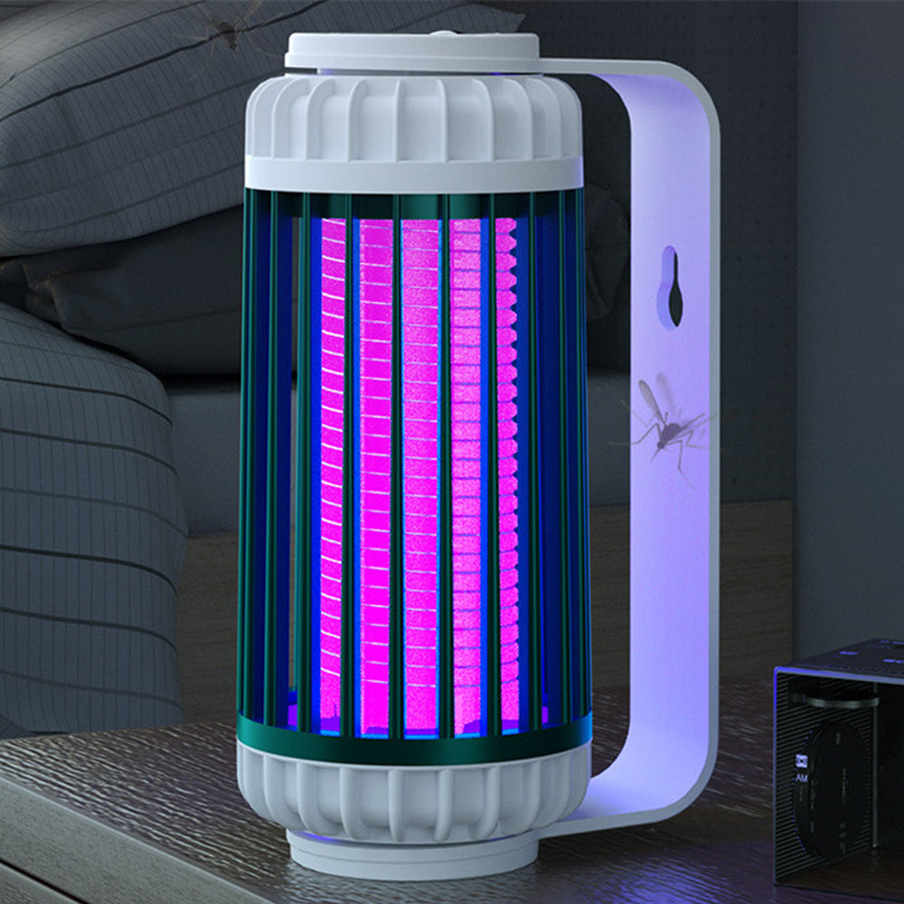 2 In 1 USB Mosquito Zapper Night Light Mosquito Lamp LED Light Warm Light Green
