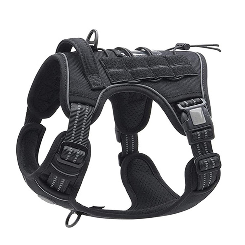 No Pull Reflective Pet Dog Harness Pet Vest Black S Size