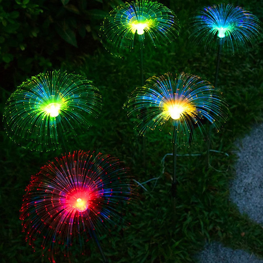 Set of 5pcs Garden LED Solar Fireworks Fairy Lights