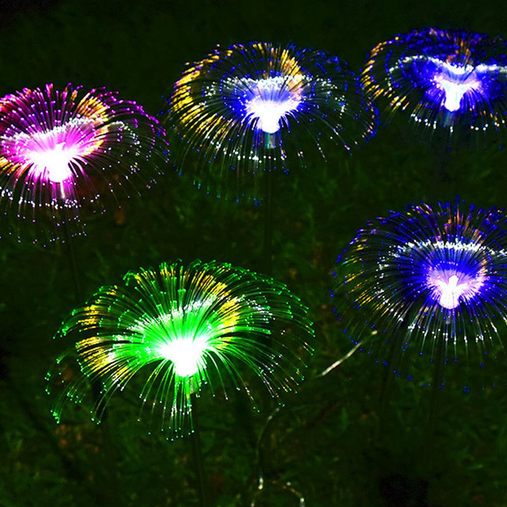 Set of 5pcs Garden LED Solar Fireworks Fairy Lights