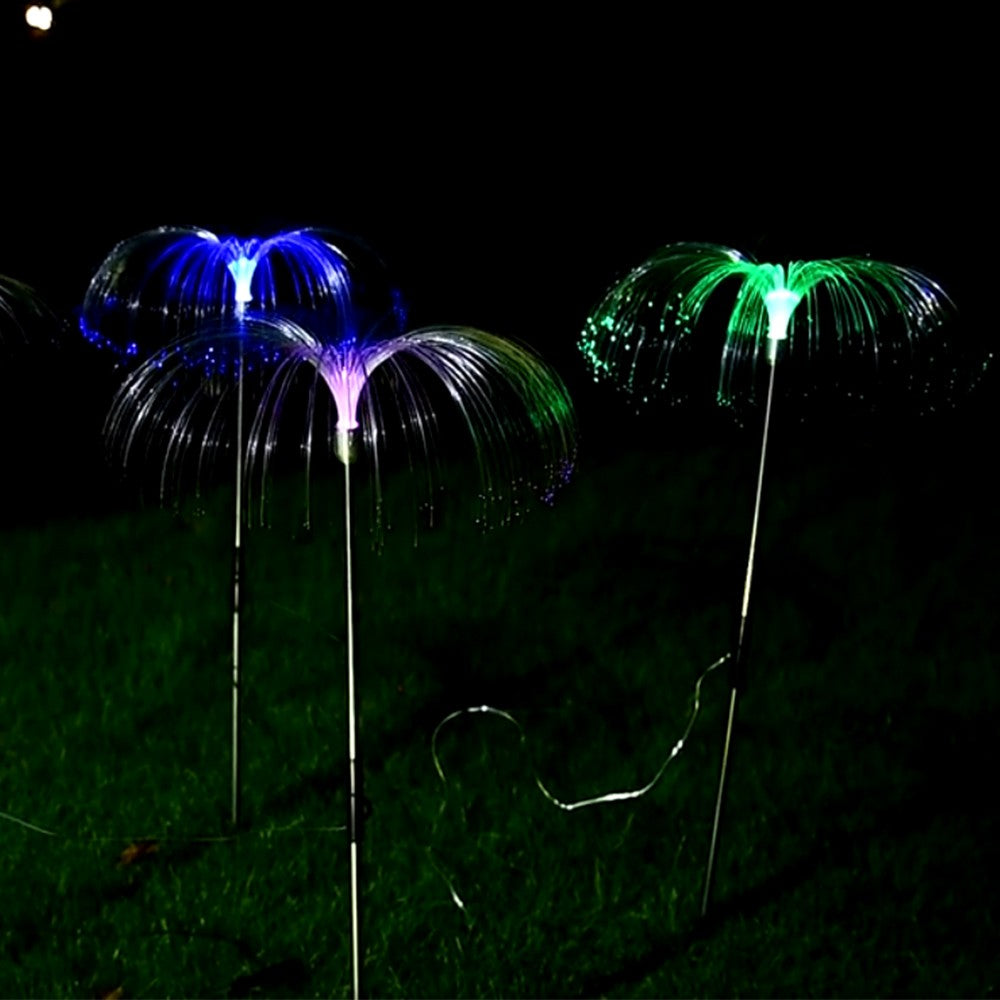 Set of 5pcs Garden LED Solar Fireworks Fairy Lights