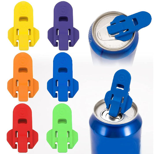 6Pcs Manual Easy Can Openers Soda Beer Beverage Cans Protector Party Tools