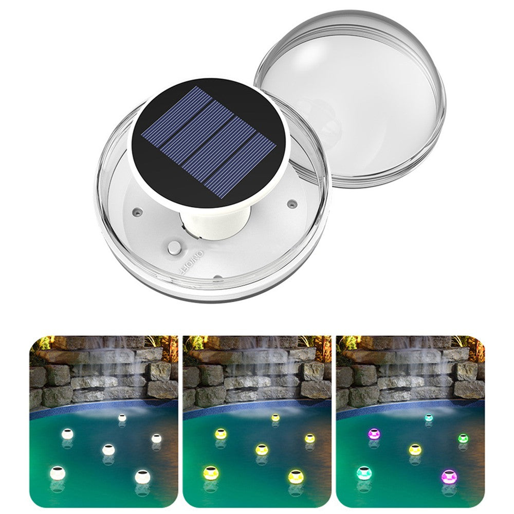 1Pc Solar Pool Floating Ball Light Outdoor Garden Pool Decoration Night Light