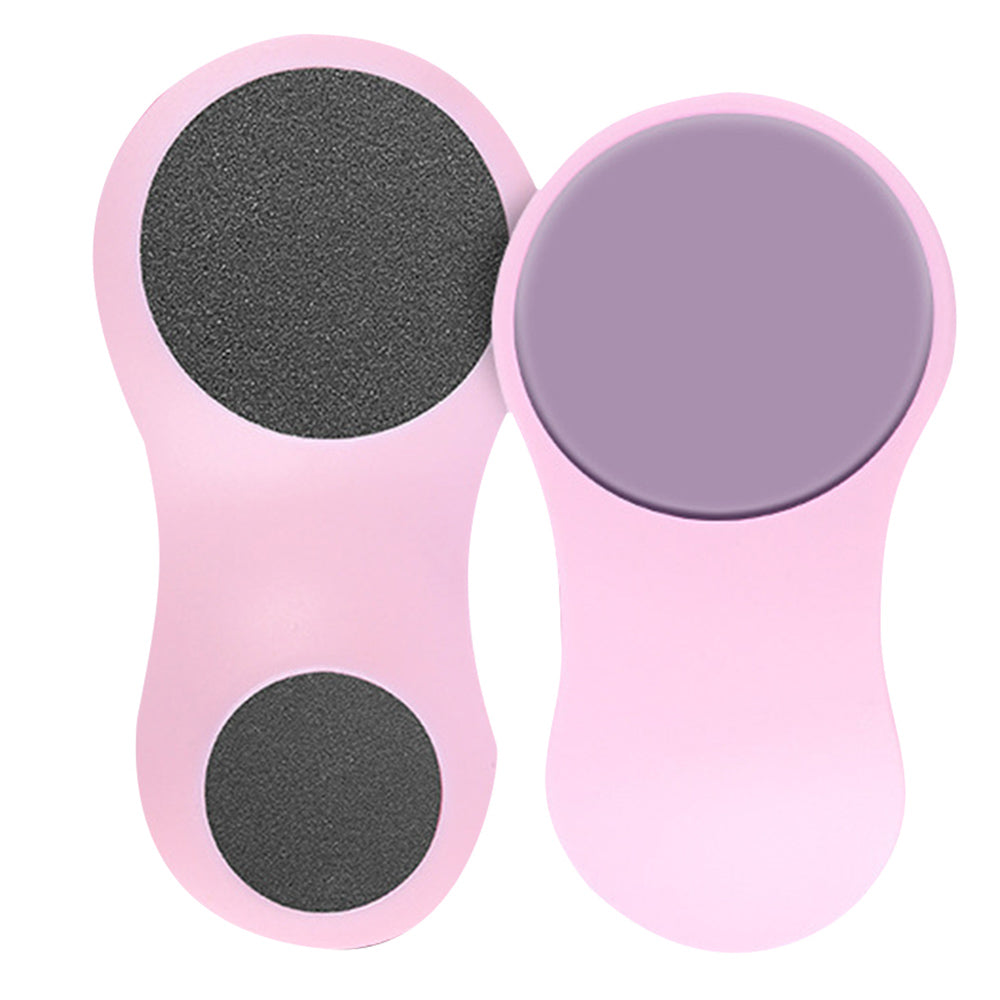 2Pcs Double Headed Manual Sandpaper Foot File Foot Callus Removal Tool Pink