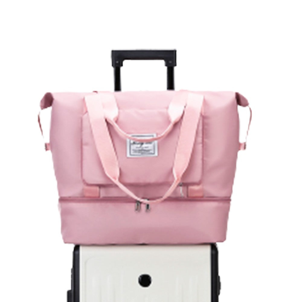 Travel Bag Shoulder Bag Duffel Bag Water Resistant Toiletry Bag Pink