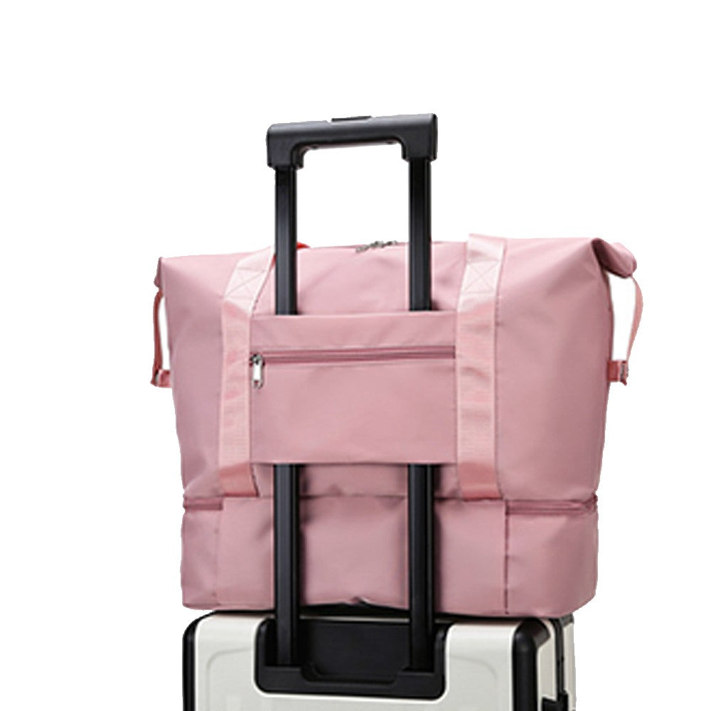 Travel Bag Shoulder Bag Duffel Bag Water Resistant Toiletry Bag Pink