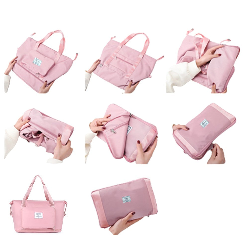 Travel Bag Shoulder Bag Duffel Bag Water Resistant Toiletry Bag Pink