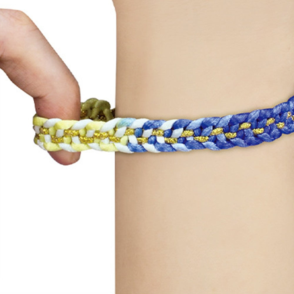 Girls DIY Braiding Bracelet Set Charm Bracelet Making Kit Jewellery Making Kit