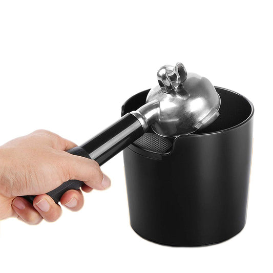 2Pcs Espresso Knock Box Coffee Grounds Container Espresso Dump Bin