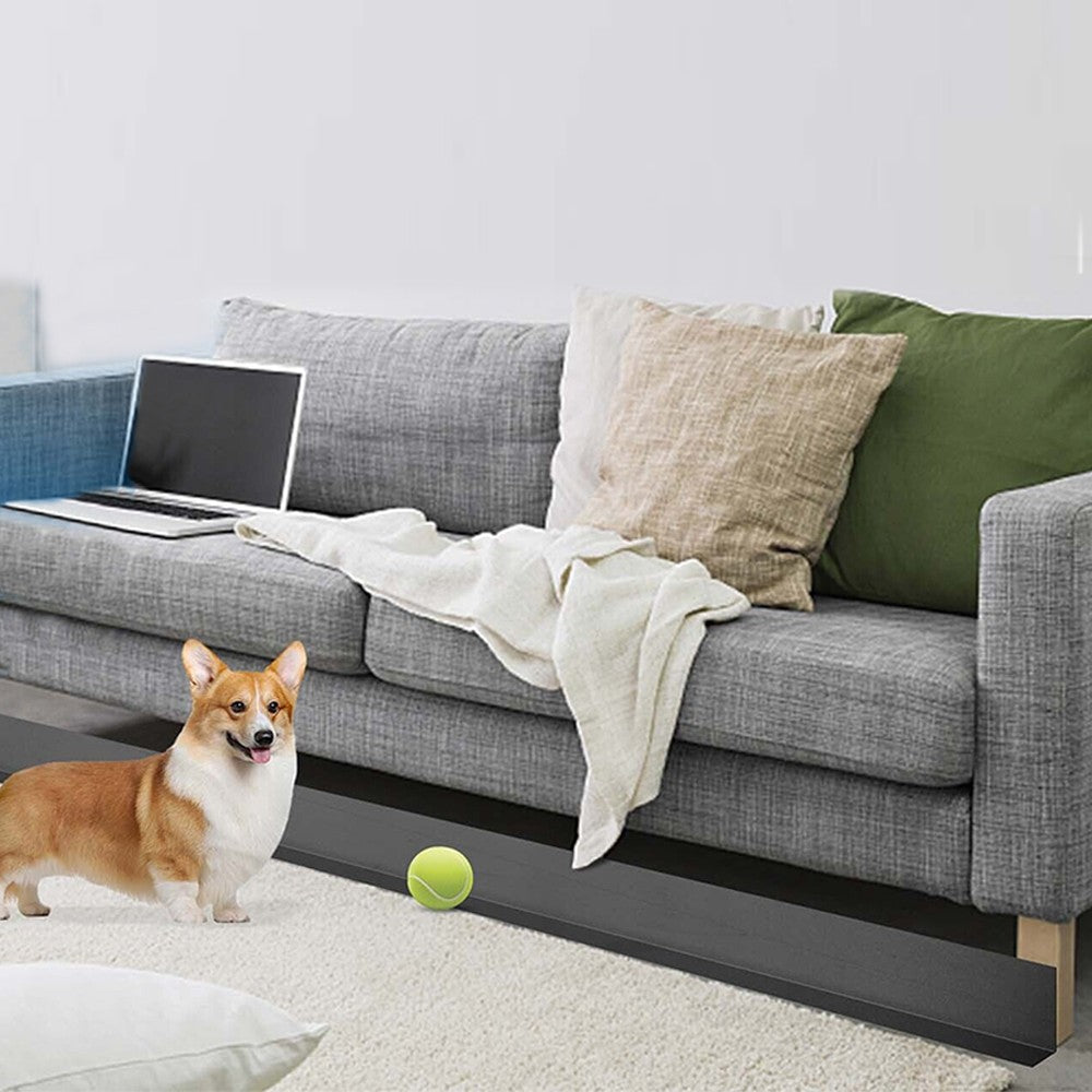 3M Under Sofa Toy Blocker Adjustable Bed Blocker for Kids Room Couch Black