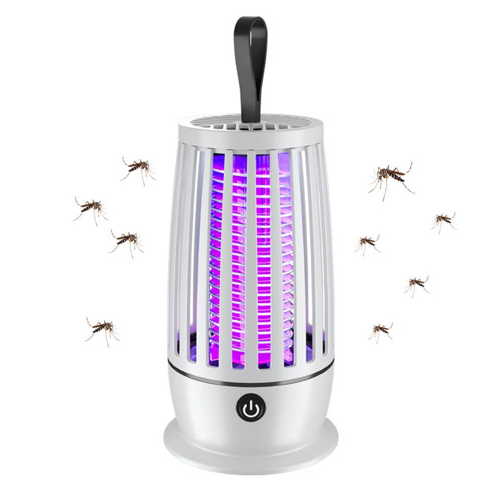 Electric Mosquito Killer Lamp Night Light USB Mosquito Trap Zapper Catcher White