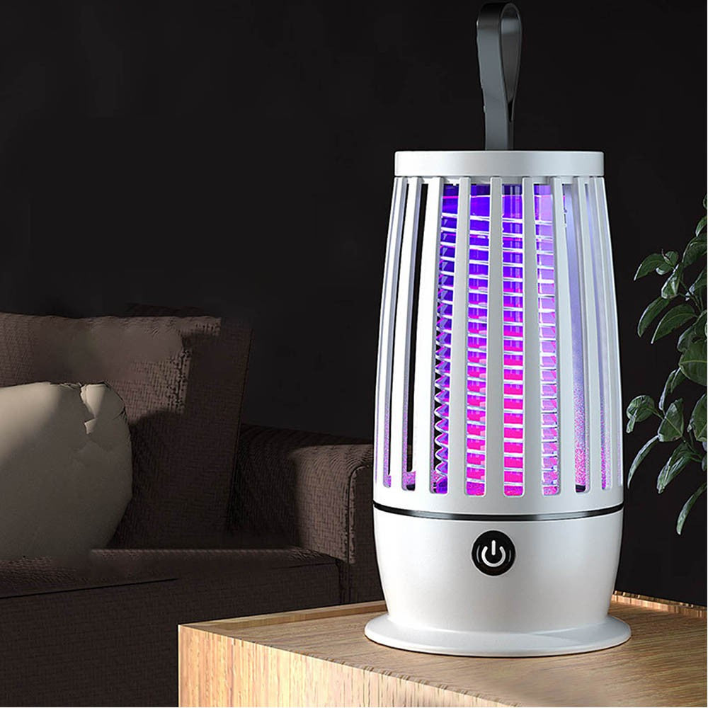 Electric Mosquito Killer Lamp Night Light USB Mosquito Trap Zapper Catcher White