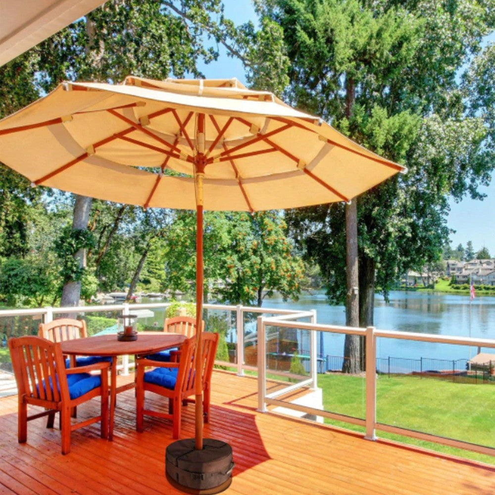 2Pcs Umbrella Tent Weight Sandbag Outdoor Parasol Fixed Weighted Sandbag