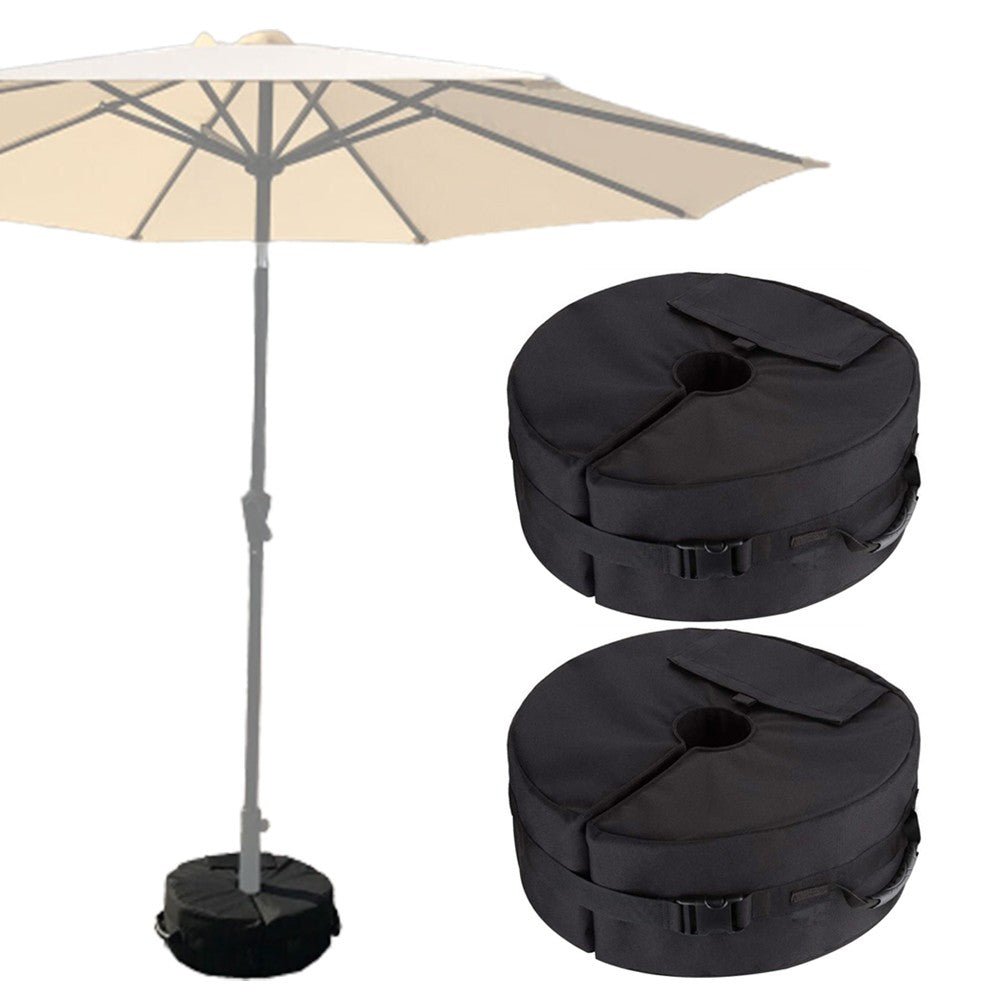 2Pcs Umbrella Tent Weight Sandbag Outdoor Parasol Fixed Weighted Sandbag