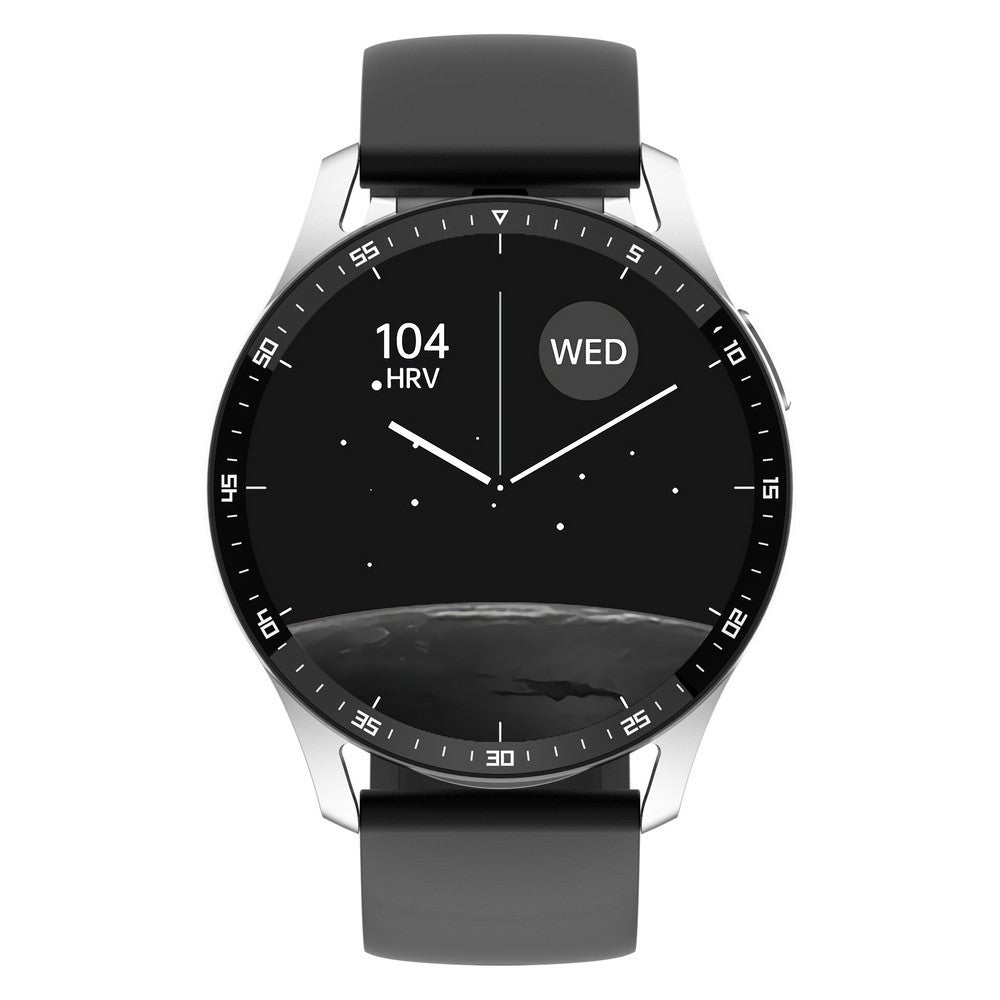 X7 Smart Watch Touch Screen Fitness Tracker with TWS Bluetooth Earphones Silver