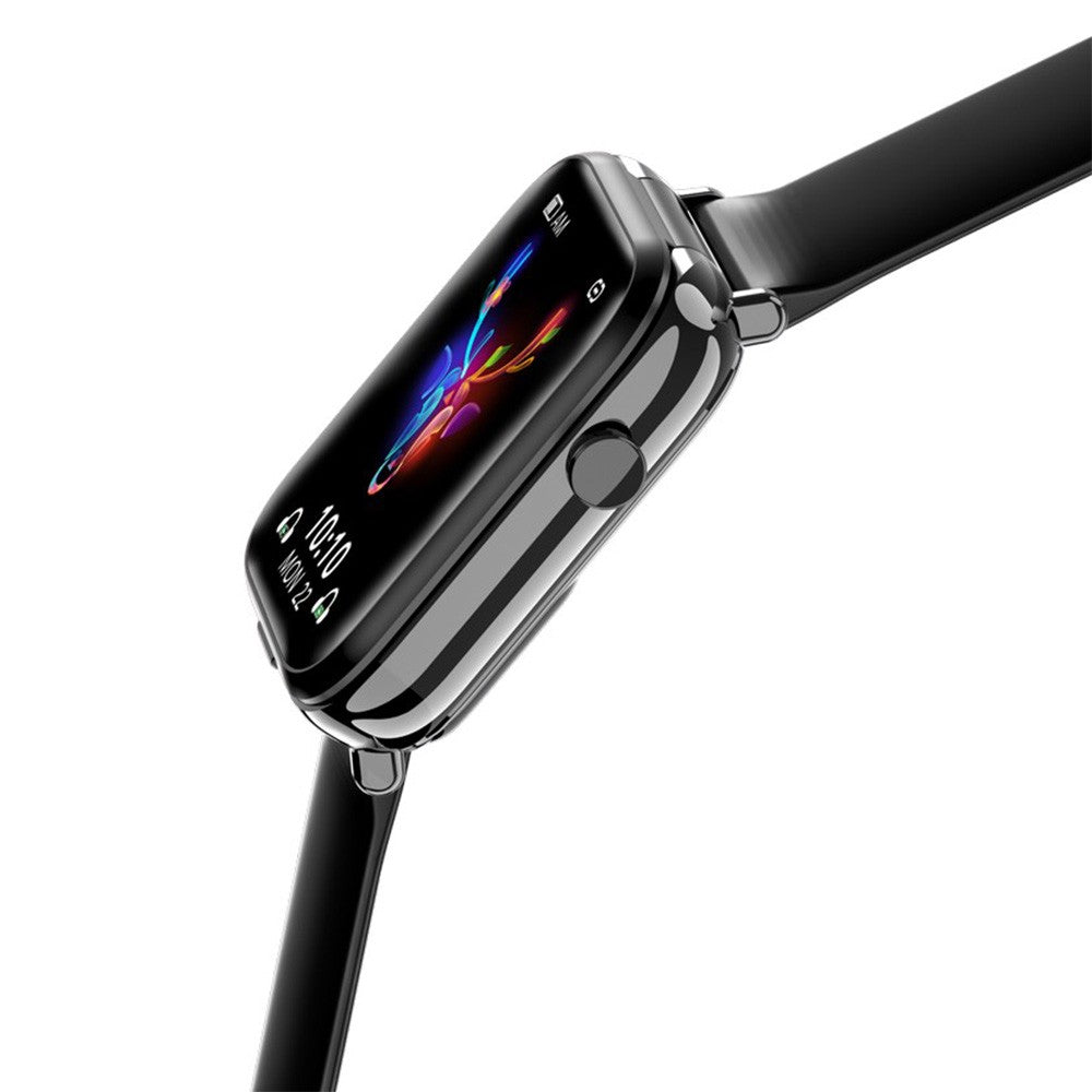 X8 Smart Watch Touch Screen Fitness Tracker with TWS Bluetooth Earphones Black