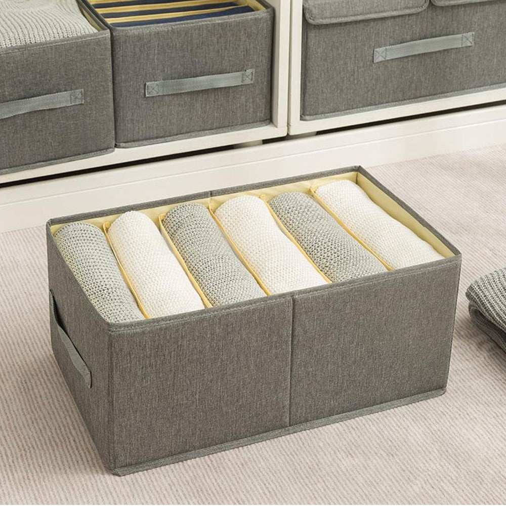 3Pcs Clothes Storage Jeans Pants Drawer Bags Wardrobe Organizers