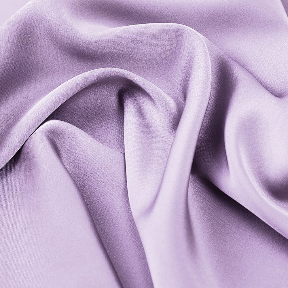 2Pcs 48x74cm Both Sides 100% Mulberry Silk Pillowcase with Hidden Zipper Purple