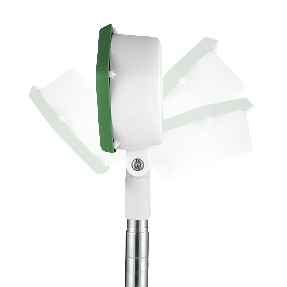 2 In 1 Adjustable Hair Dryer Stand Phone Holder Hands Free Blow Dryer Holder Green